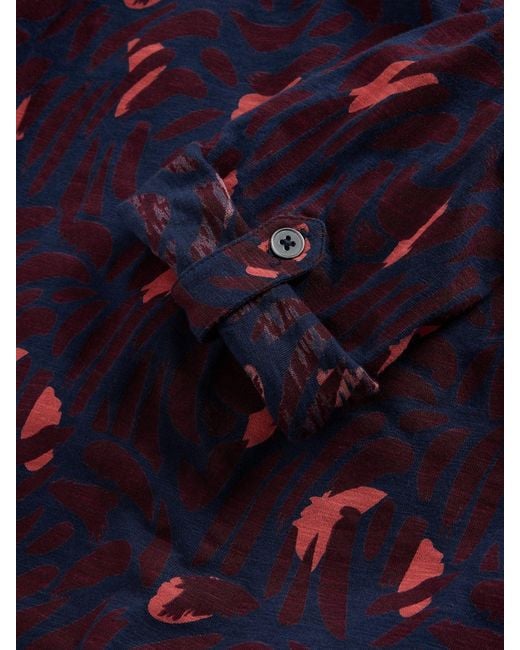 White Stuff Purple Annie Jersey Shirt