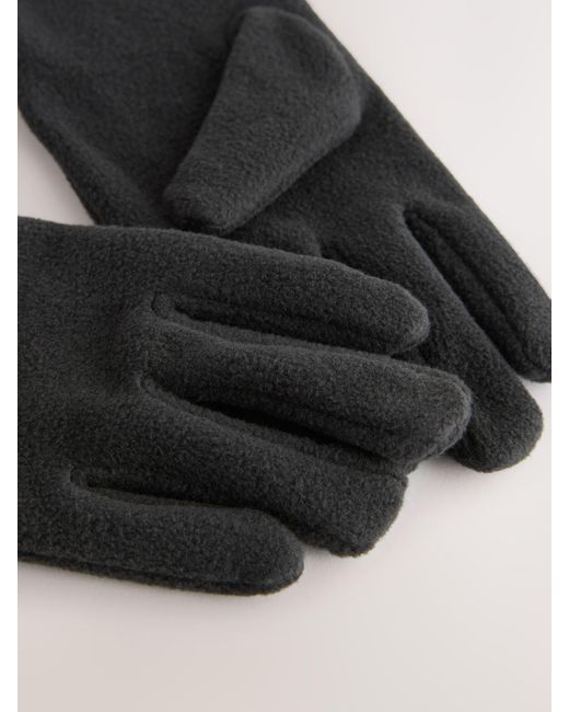 Next Black Fleece Gloves