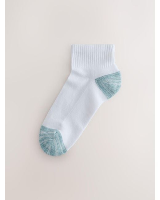Next Gray Cushioned Mid Trainer Socks for men
