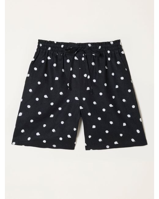 FatFace Black Fatface Cassie 100% Linen Shorts