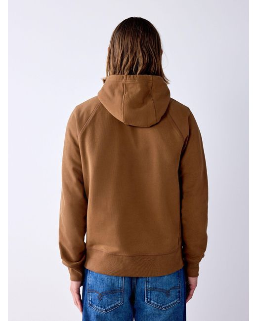 Next Brown Tan Soft Loopback Overhead Hoodie for men