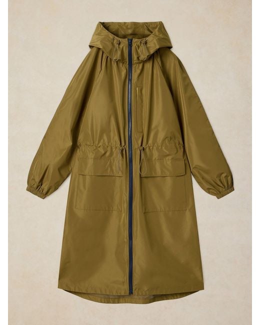 White Stuff Green Marielle Showerproof Coat