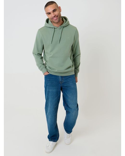 Threadbare Green Mint Hoodie for men