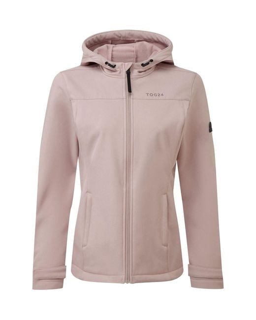 TOG24 Pink Tog 24 Keld Shower Resistant Hooded Softshell Jacket