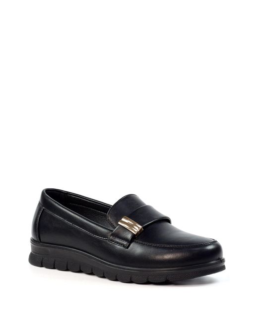 Lunar Black Salma Wedge Shoes