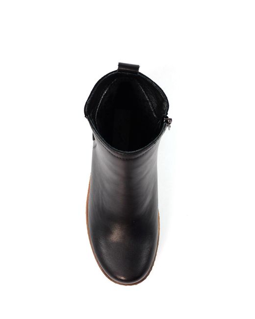 Lunar Black Pixie Wedge Ankle Boots
