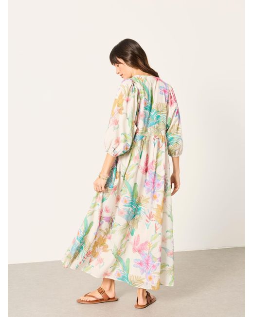 FatFace Metallic Fatface Regular Midi Dress