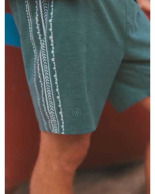 FatFace Blue Fatface Abstract Panel Board Short for men