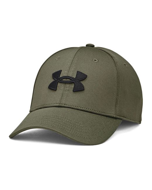 Under Armour Green Blitzing Low Stretch Fit Cap Marine Od for men
