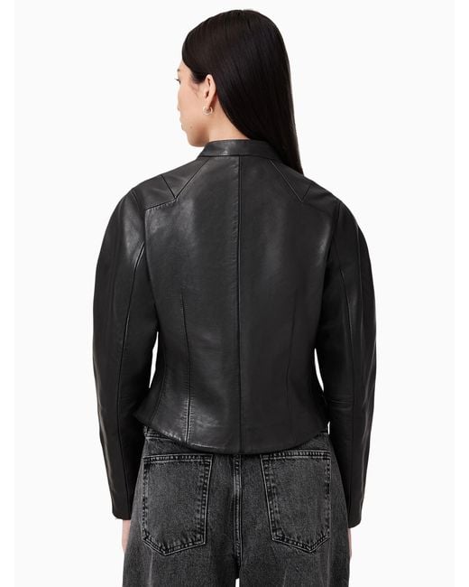 AllSaints Black Allsaints Rayna Biker Jacket