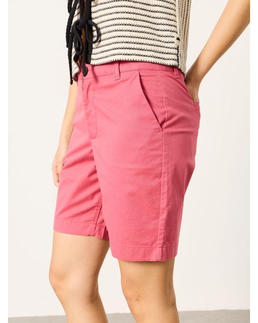 FatFace Pink Fatface Sandown Longline Chino Shorts