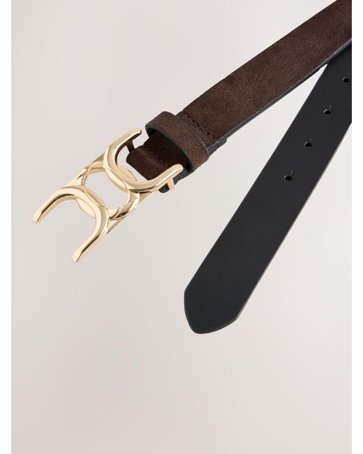 Next Multicolor Statement Buckle Regular Suede Belt