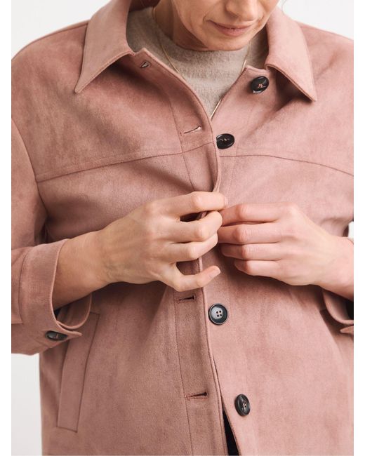 JD Williams Brown Jd Williams Suedette Trucker Jacket