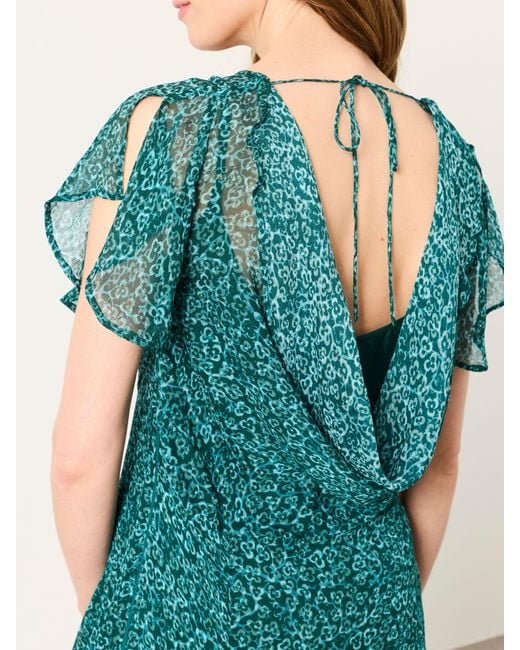 FatFace Green Fatface V & A Fatface Maisie Maxi Dress
