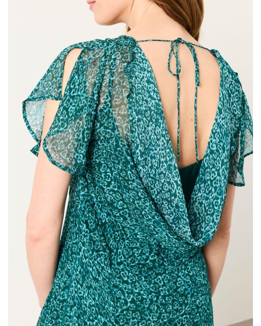 FatFace Green Fatface V & A Fatface Maisie Petite Maxi Dress
