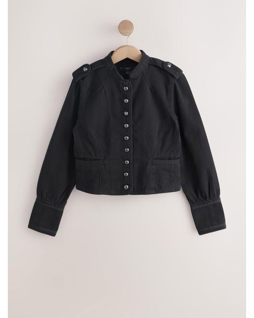 Next Blue Military Jacket