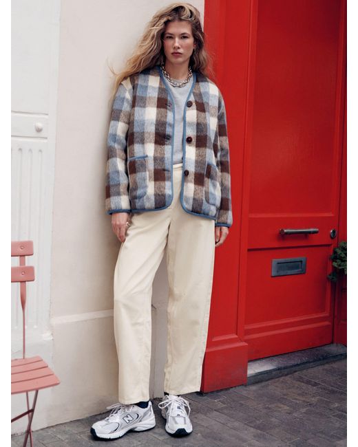 Next Blue Checked Jacket