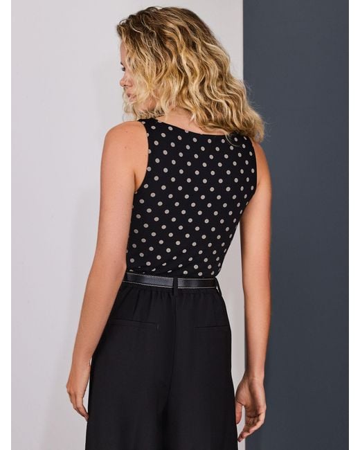 Next Black Square Neck Vest