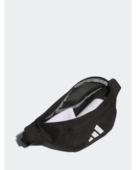 Adidas White Essentials Waist Bag for men