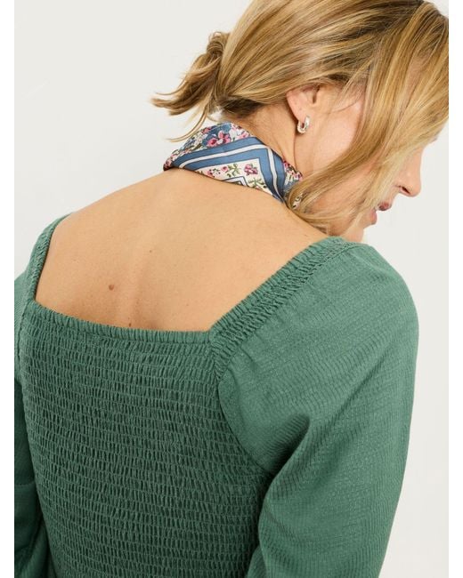 FatFace Green Fatface Adele Regular Midi Dress
