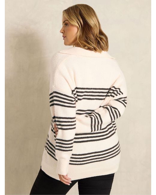 Evans Natural Knitted Jumper