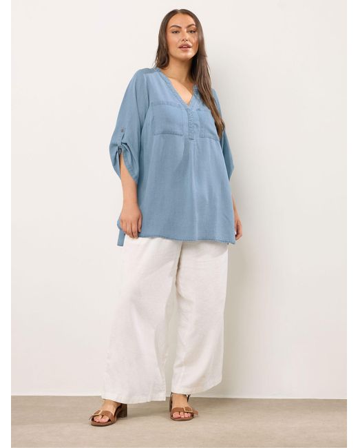 Evans Blue Lyocell Overhead Shirt