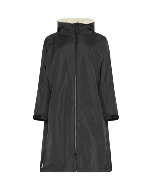 M Com Gray Fleece Lined Coat