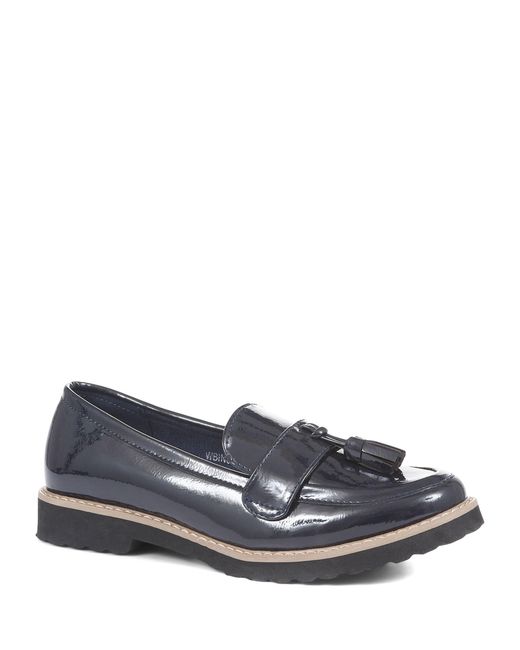 Pavers Blue Chunky Tassel Loafers