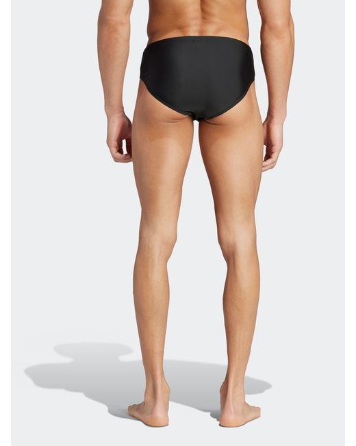 Adidas Black Solid Swim Trunks for men