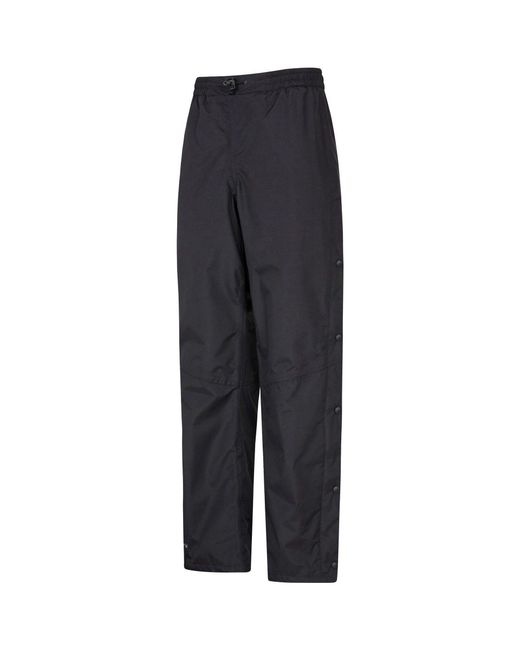 Mountain Warehouse Blue Downpour Short Length Waterproof Trousers