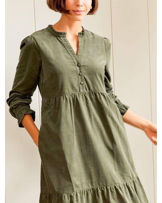Aspiga Liv Corduroy Dress in Green | Lyst Aspiga Liv Corduroy Dress in Green | Lyst