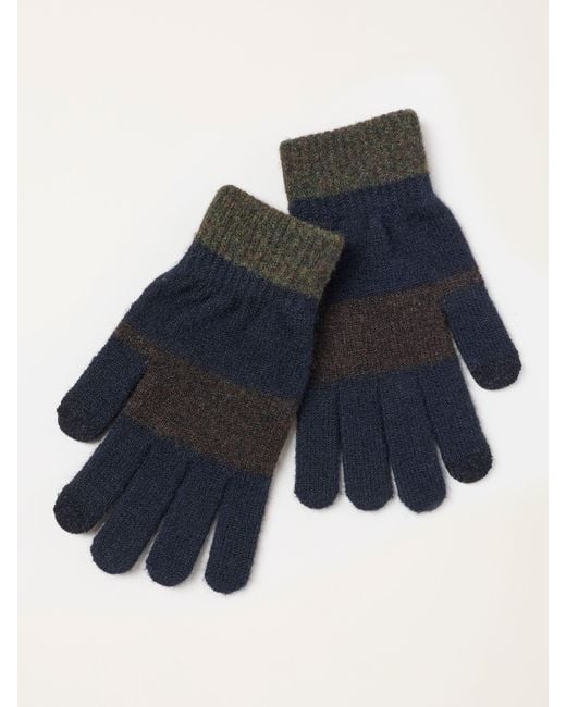 FatFace Blue Fatface Leo Gloves for men