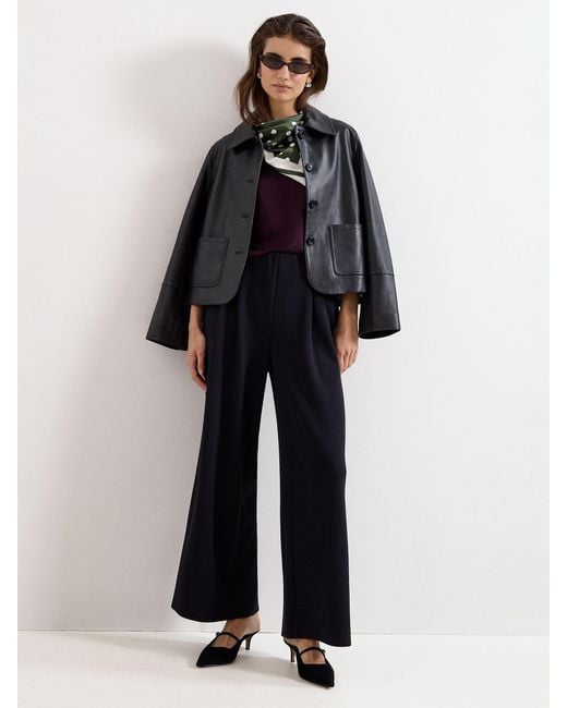 Phase Eight Black Phase Eight Pippa Leather Jacket