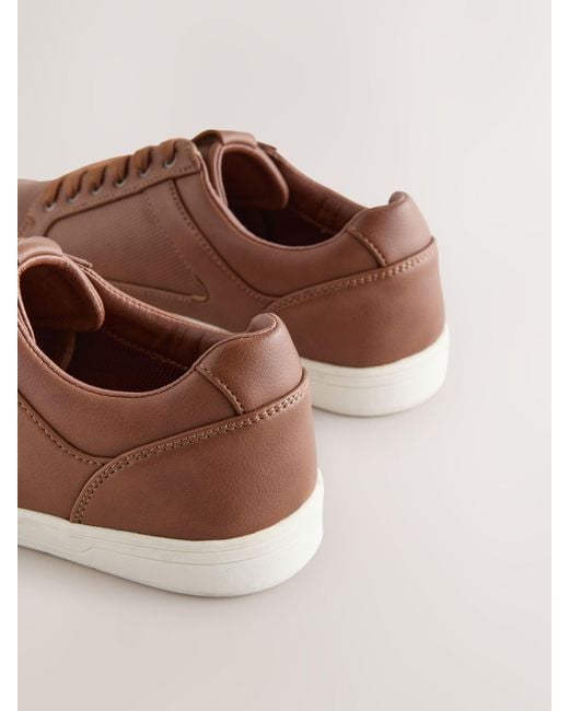 Next Brown Smart Casual Trainers for men