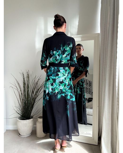 Style Cheat Gray Daphne Belted Shirt Dress