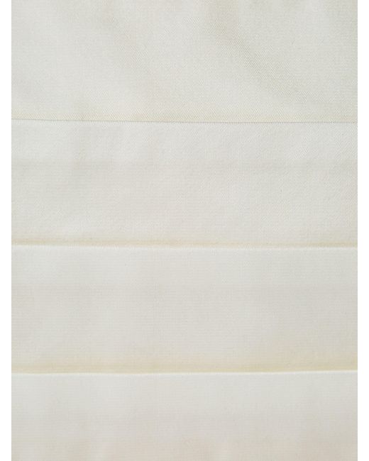 Reiss White Cameron - Ivory Silk Cummerbund, One for men