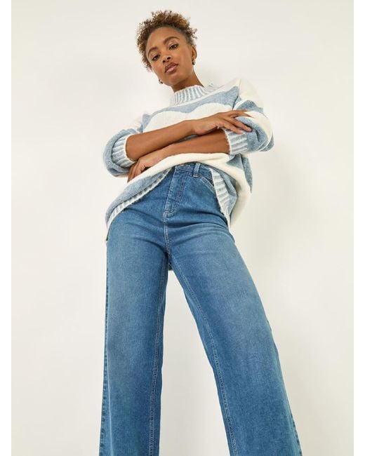 Roman Blue Stripe Knitted Jumper