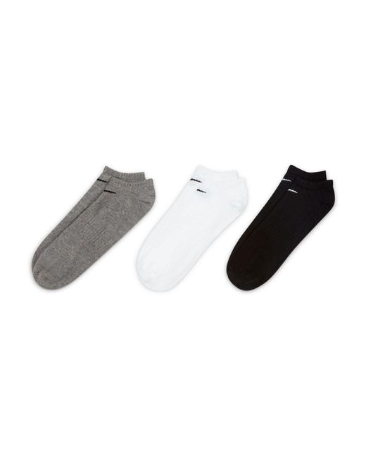 Nike Leichte Füßlinge Für Jeden Tag Im 3Er Pack in Gray für Herren