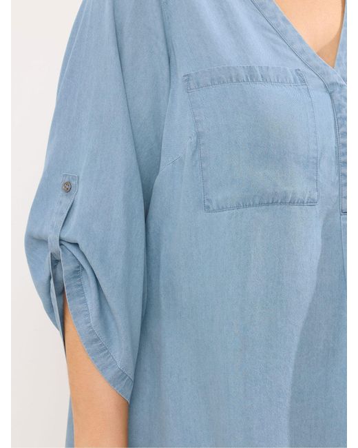 Evans Blue Lyocell Overhead Shirt