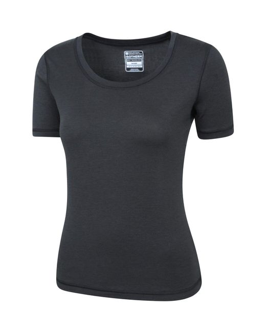 Mountain Warehouse Black Keep The Heat Short Sleeve T-Shirt