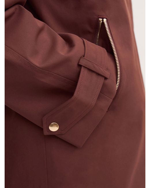 Monsoon Brown Simone Waterproof Rain Jacket