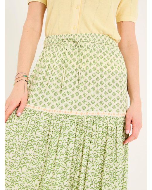 FatFace Green Fatface Jayla Maxi Skirt