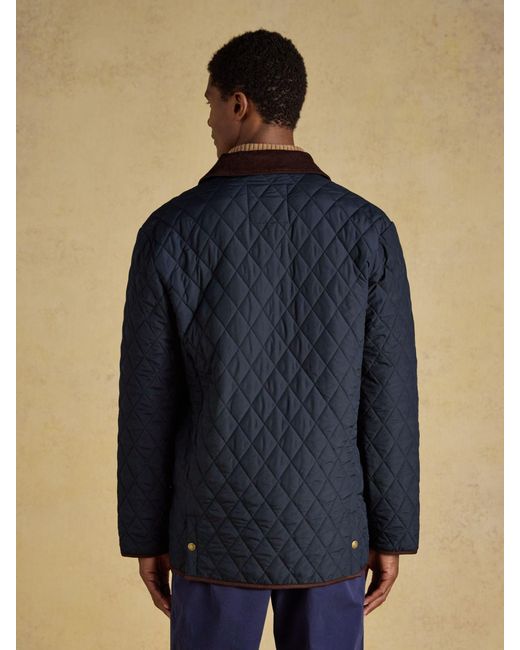 Joules Blue Quilted Jacket for men