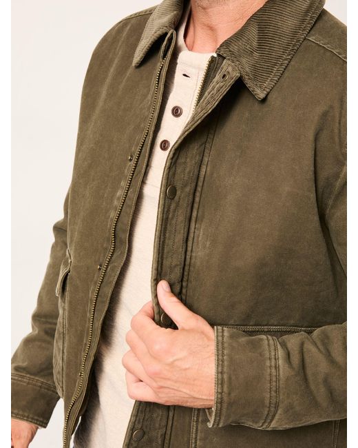 FatFace Green Fatface Warton Two Pocket Jacket for men