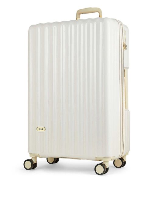 Rock Luggage White Primrose Suitcases Set 3 Piece for men