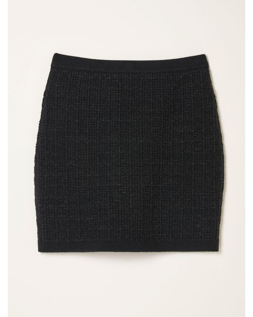 FatFace Brown Fatface Mari Boucle Skirt