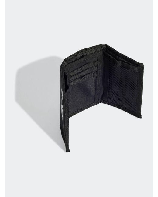 Adidas Black Linear Wallet for men