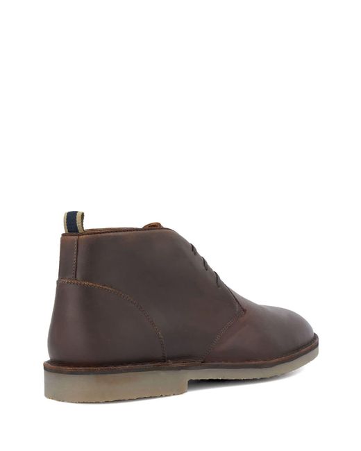 Dune Brown Cashed Desert Boots for men