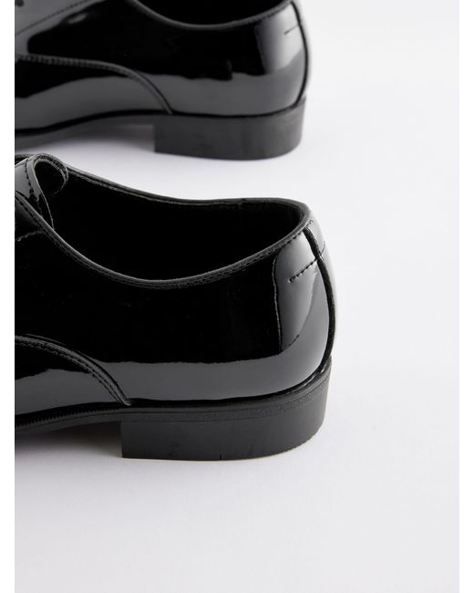 Next Patent Oxford Schuhe Mit Zehenkappe Shoes in Blue für Herren