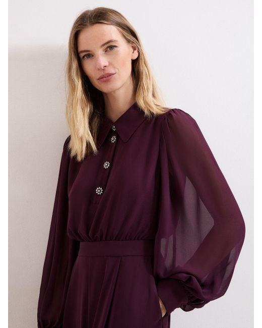 Phase Eight Purple Petite Emily Dress